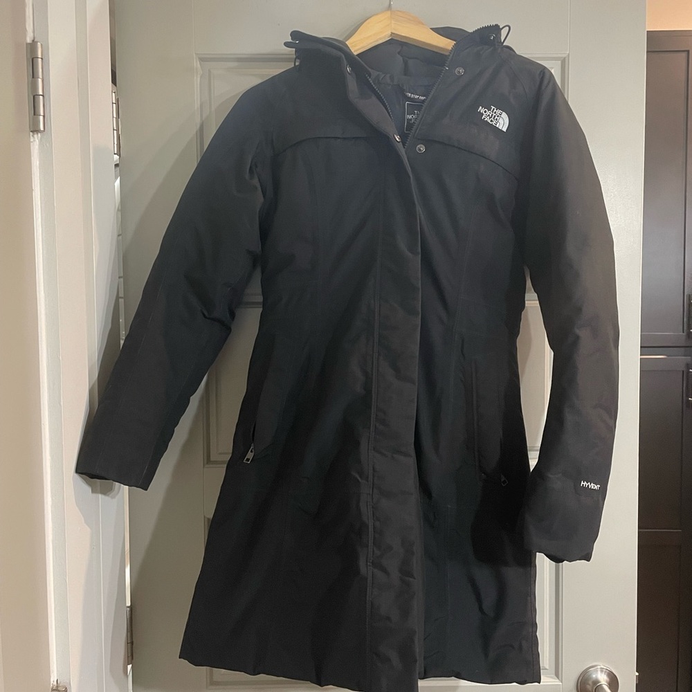Black North Face Parka
